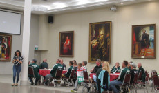 Puskás est a Magyar Házban