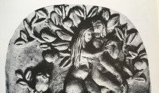 Ádám és Éva ábrázolás, 1965, 70 mm-es bronzmedál
