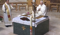 Húsvéti szentmise Cserháti Ferenc püspök atyával