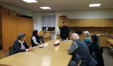 István atya és a résztvevők