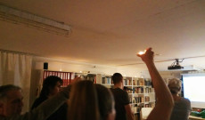 A hangulat a tetőfokára hágott