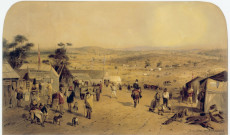 A Mount Alexander aranymező Castlemaine közelében, 1852 (Samuel Thomas Gill)