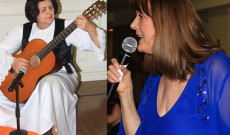 Kozma Ildikó gitárművész és Peller Anna énekesnő Kozma Ildikó gitárművész és Peller Anna énekesnő