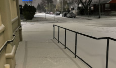 Az első hó Windsorban 2022-ben