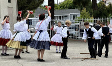 A magyar iskola táncosai