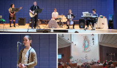 Kiscsillag zenekar, Érsek Noémi szaval, Ökumenikus istentisztelet