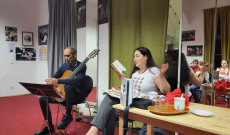Zene és költészet:  Rendhagyó irodalomóra Szabó T. Annával és Sinha Róberttel az Amapedben