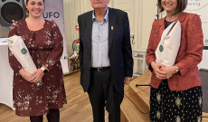 (balra) dr.Müller Emese, (középen) Batta Péter, (jobb oldalon) Sándorfi Emese