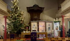 A kiállítás a zwollei templomban A kiállítás a zwollei templomban