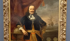 Michiel de Ruyter admirális portréja.