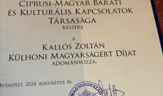 Kallós Zoltán Külhoni Magyarságért Díj