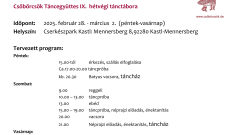 IX. hétvégi tánctábor Kastlban