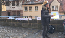 Luxemburgi Zsigmond korát megidéző cserkészfoglalkozás Nürnbergben