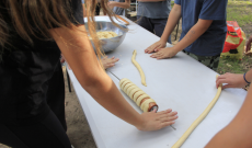 Kürtőskalács készítés