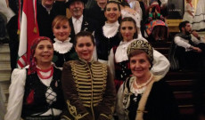 A magyar kolónia képviselői a Teatro Cólonban
