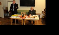 Böröndi Lajos és Tuba László a bécsi könyvbemutatón