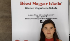 Baka Dalma, a Bécsi Magyar Iskola diákja