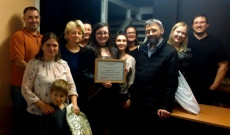 A Zsigmond Király Magyar Iskola csapatának egy része