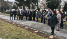 Közös imáság az elhunyt magyar katonákért