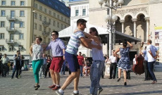 Flashmob a Csöbörcsökkel - Fotó: Bálint Zsolt