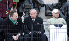 Kumin Ferenc, George Pataki és Papp László