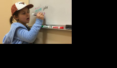 Nagy a koncentráció az első szavak írásánál