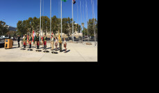 zászlófelvonás San Joseban