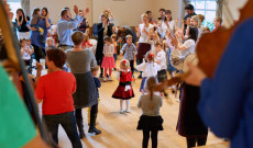 Népzene és táncház a magyar gyerekeknek Guildfordban / fotó: Kelemen Lehel