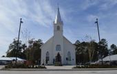 a renoválás utáni így néz ki a katolikus templom Albanyban St. Margaret Catholic Church