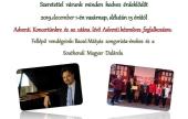 Adventi Koncert plakát Adventi Koncert plakát