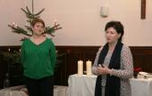 Csibi Krisztina és Varga Gabriella az innsbrucki karácsonyi szentmisén