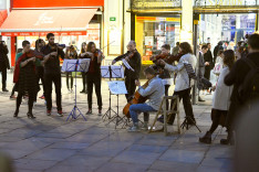 Flashmob Londonban Bartók Béla emlékére / fotó: Kelemen Lehel