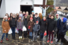 Ausztriai magyar gyerekek Hollókőn