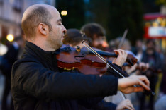 Flashmob Londonban Bartók Béla emlékére / fotó: Kelemen Lehel