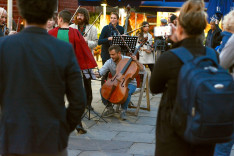 Flashmob Londonban Bartók Béla emlékére / fotó: Kelemen Lehel