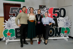 Koós Dezső, Székely Zsófia, Bánfi Kata és Rácz Kinga ösztöndíjasok