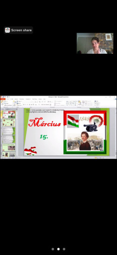Online oktatás - Március 15.