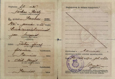 Farkas Károly születési anyakönyvi kivonata