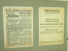 „1956 a sajtóban” című kiállítás 