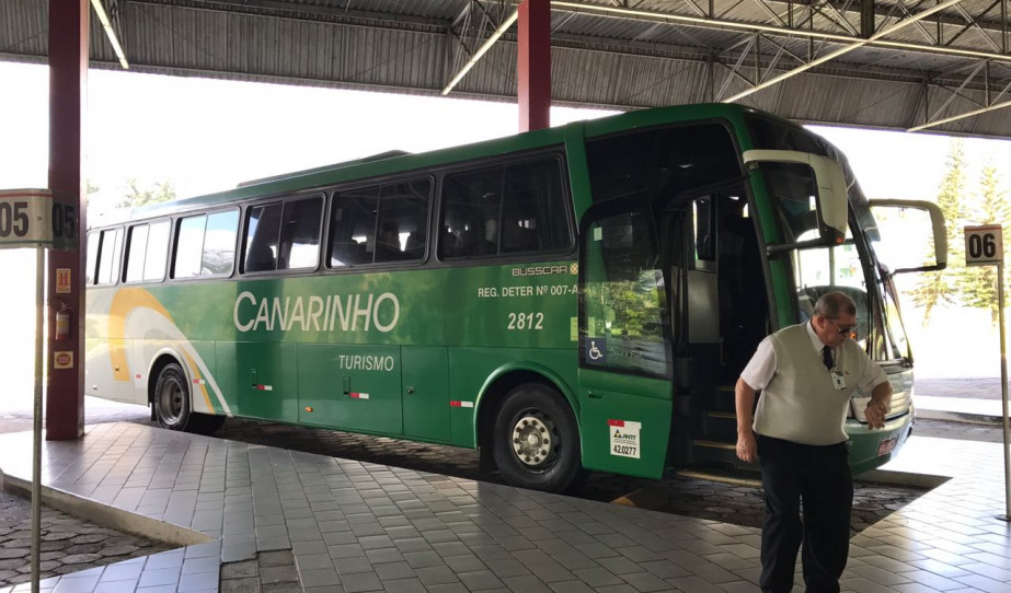 Magyar nyelvoktatás a buszpályaudvaron, Jaraguá do Sulban Magyar nyelvoktatás a buszpályaudvaron, Jaraguá do Sulban