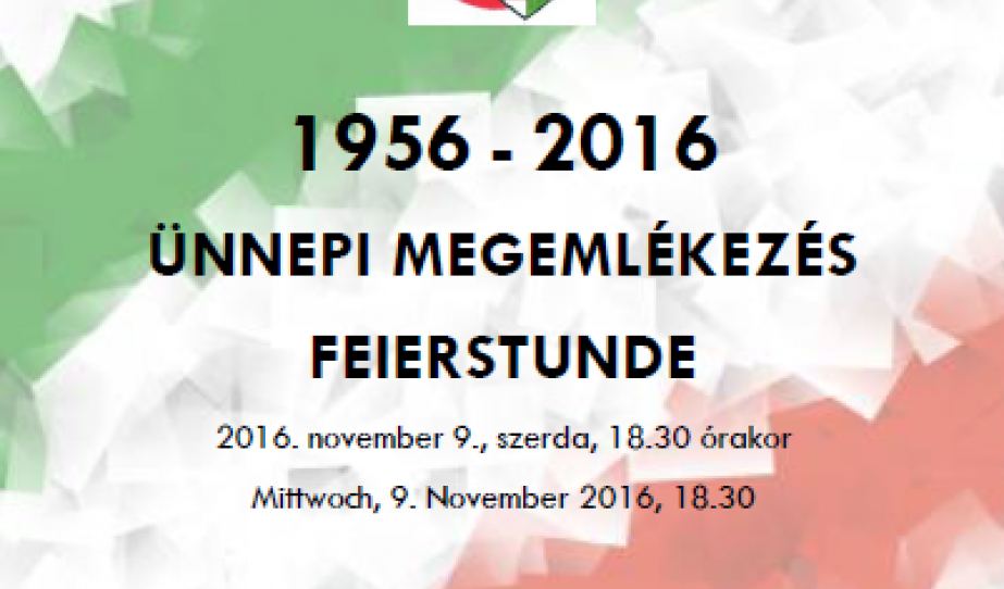 ünnepi megemlékezés a Központi szövetségnél
