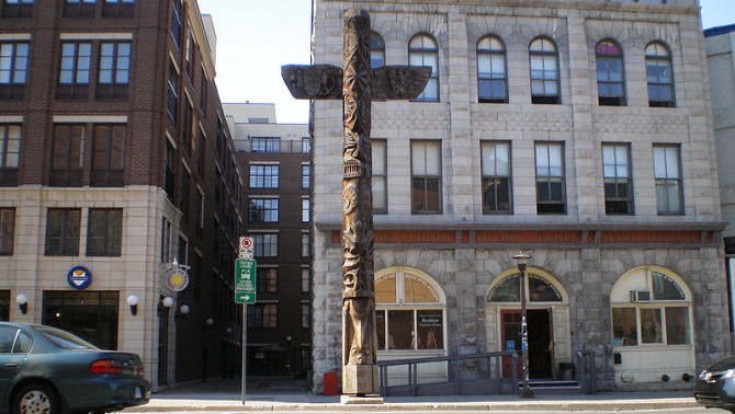 Totem Pole of Canada