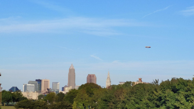 Cleveland az Edgewater Park felől