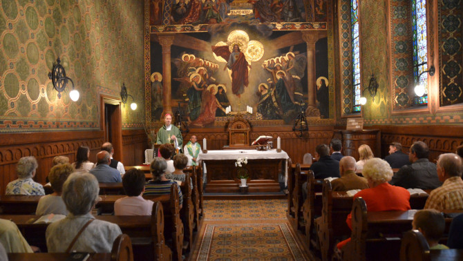 Főpapi szentmise a Pázmáneum kápolnájában