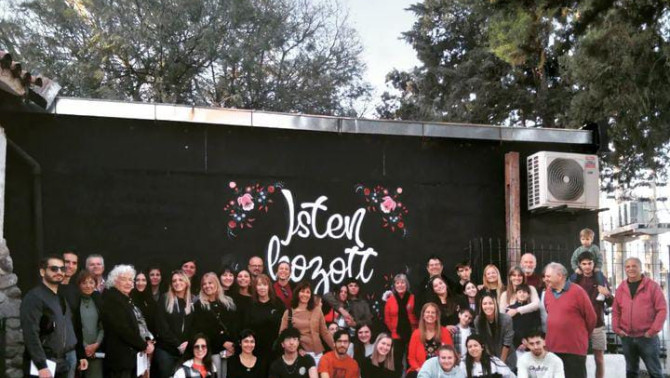 Csoportkép augusztus 20-án