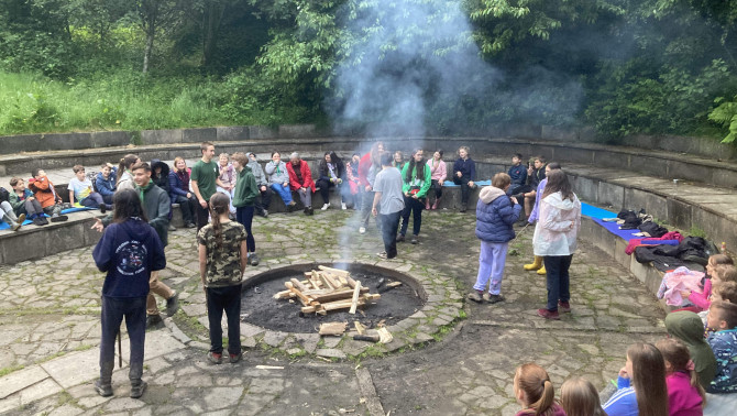 III. Chesteri Diaszpóra Iskolatábor- tábortűz