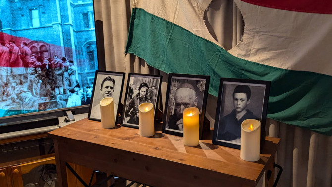 fényképek, lyukas zászló, 1956