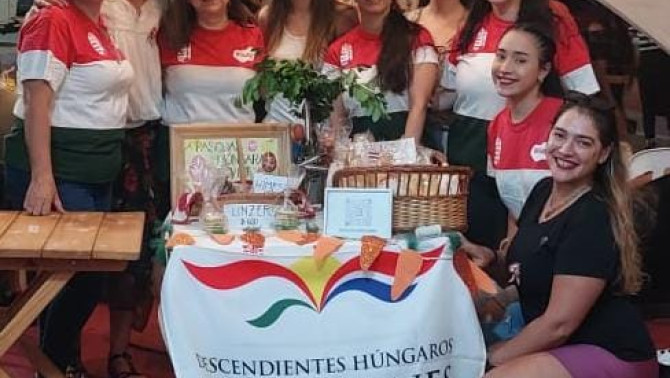 A Misionesi magyarok standja a húsvéti vásárban