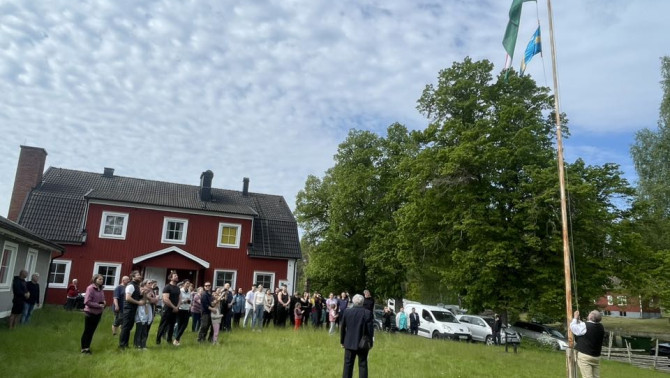 Zászlófelvonás a székelytalálkozón