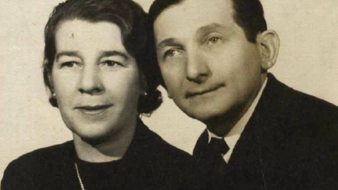 A Geiger nagyszülők: Antal és Ilona